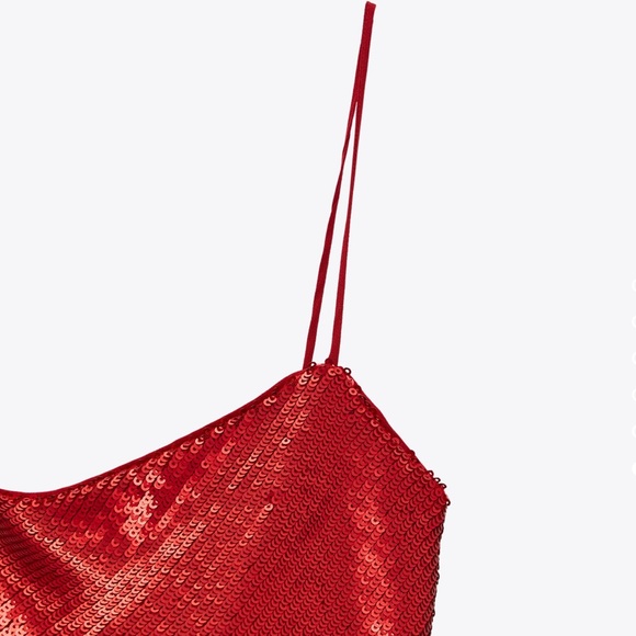 Sold❌ ZARA Perfect Red Dress - Picture 7 of 9